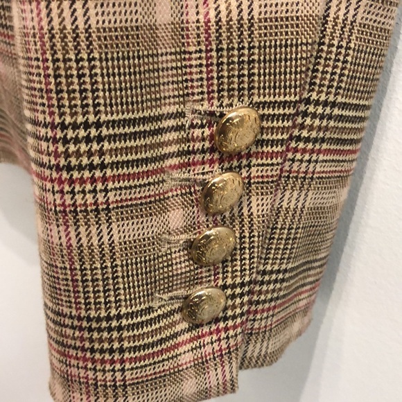 Mos Mosh Beliz Fara Plaid Double Breasted Blazer - Picture 8 of 10